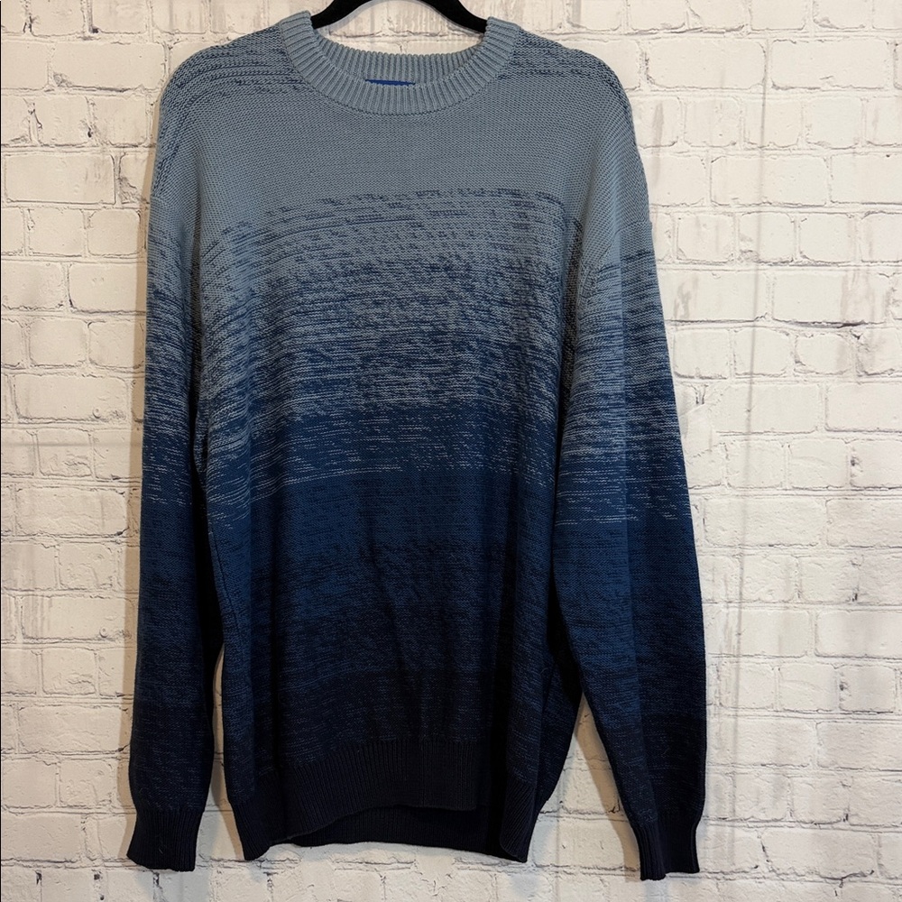Pendleton Men's Blue Ombre Crewneck Sweater Size Large